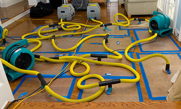 Professional Crawl Space Water Removal technician working in Badin, NC